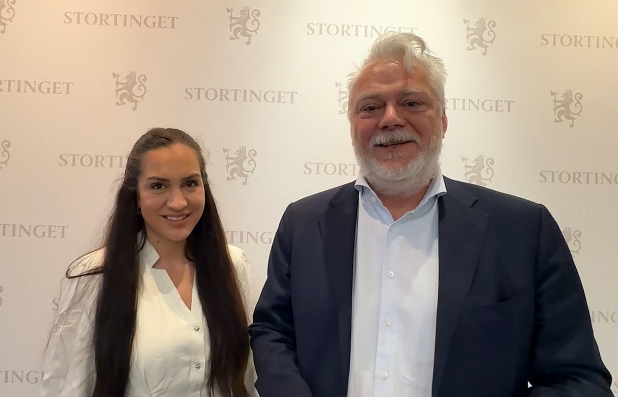 Jan Erik Fåne og Mathilde Neset Korbu