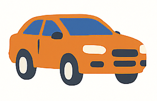 Tegning av en bil