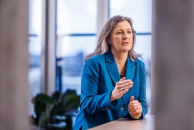Kari Olrud Moen, administrerende direktør i Finans Norge. Foto.
