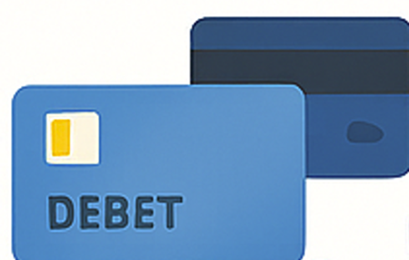 Tegning av to betalingskort