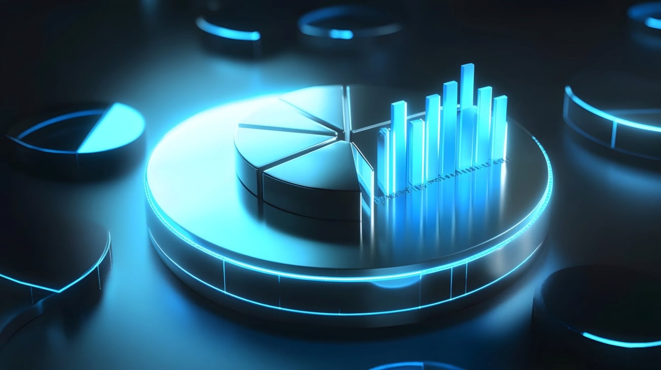 Statistikk og kakediagram.