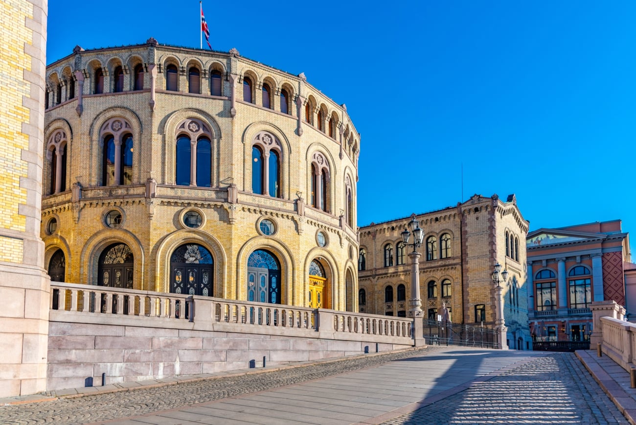 Stortinget. Foto.